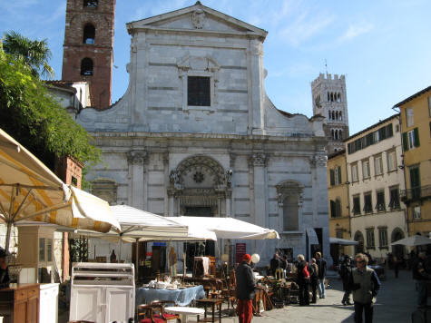 Old Baptistery in Lucca Italy (Antico Battistero)