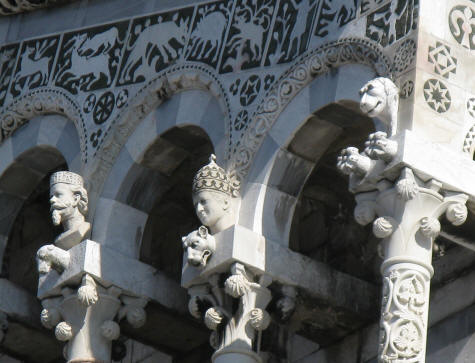 Sculptures at San Michele Church